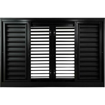 JANELA DE CORRER 4 FOLHAS - 2 FOLHAS FIXAS - CRV Portas e Janelas